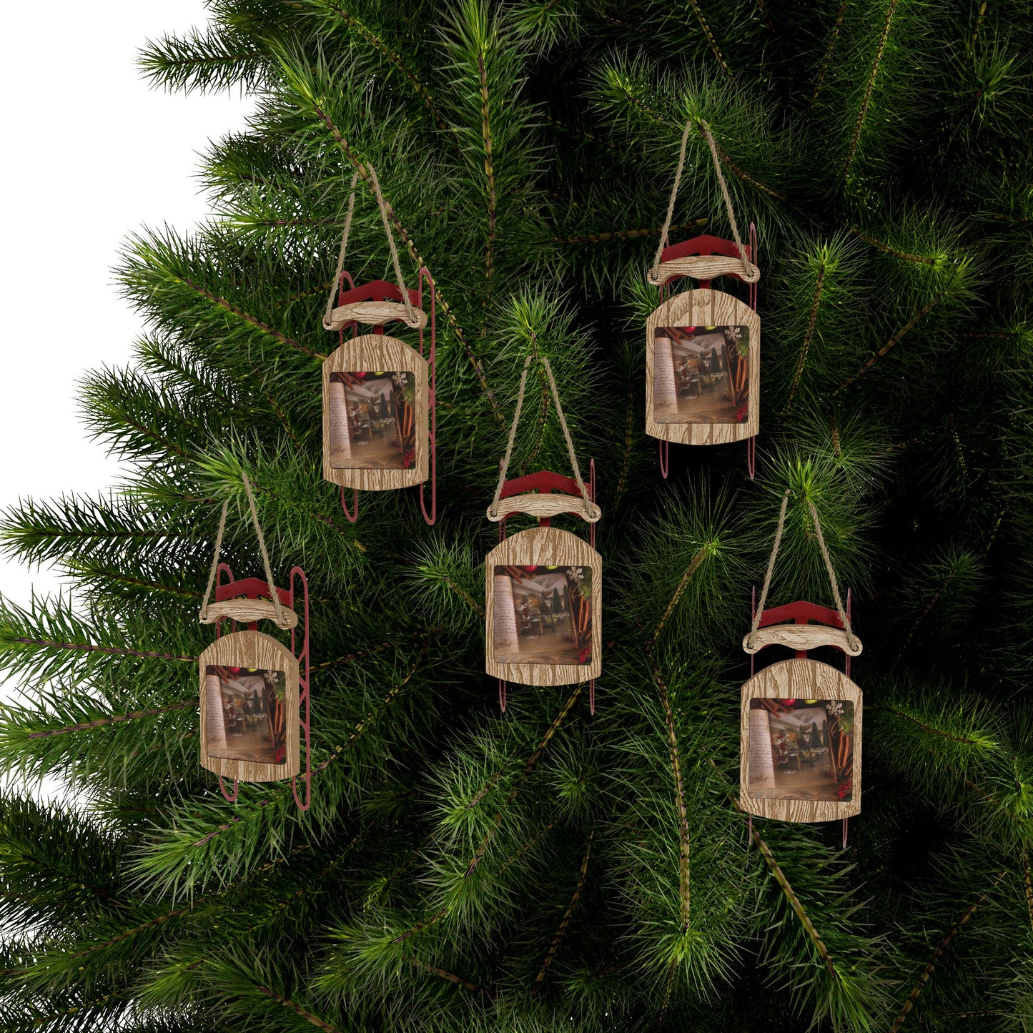 Sled Ornaments