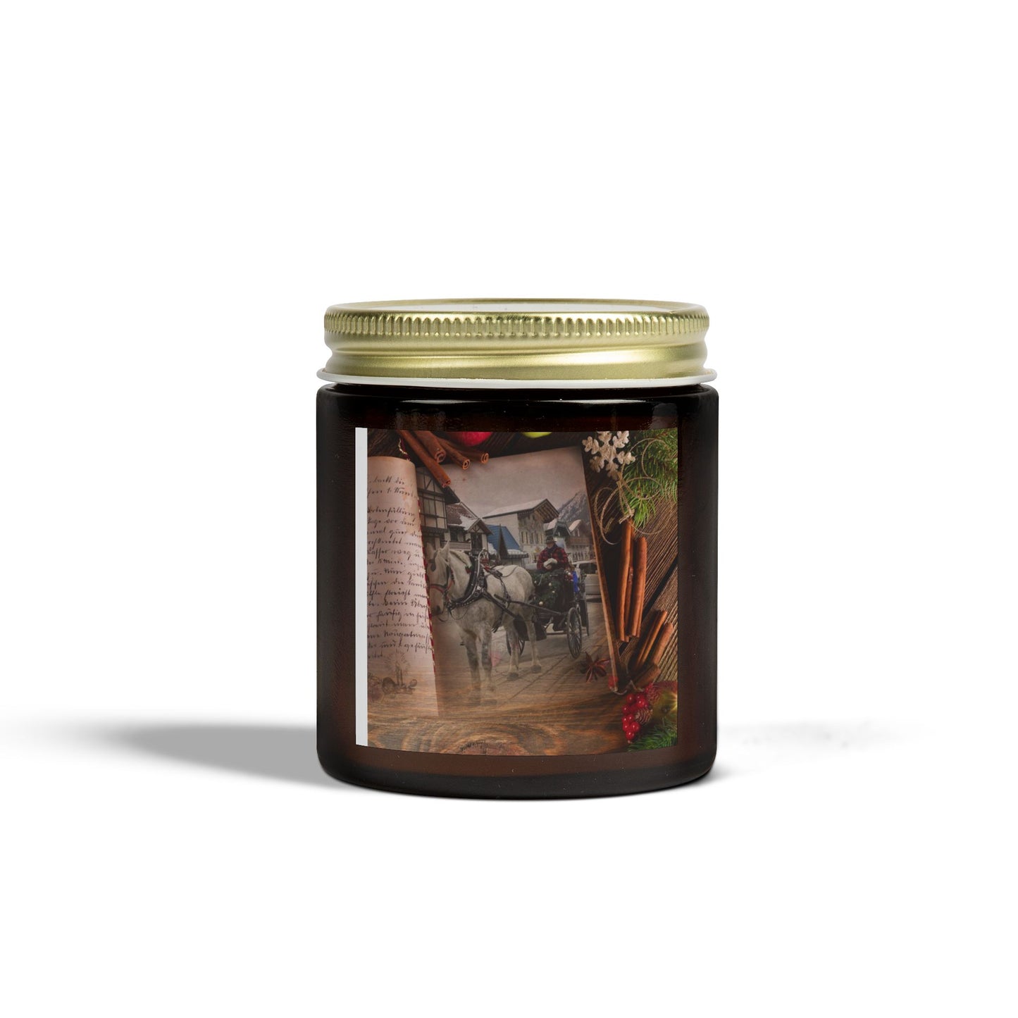 Scented Candles, Coconut Apricot Wax (4oz, 9oz)