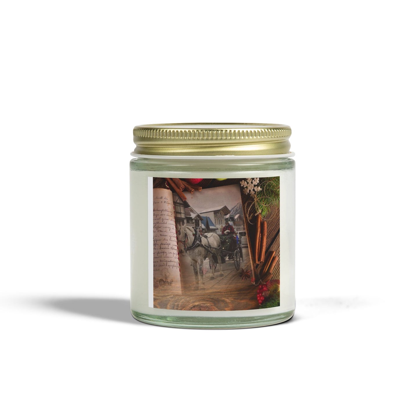 Scented Candles, Coconut Apricot Wax (4oz, 9oz)