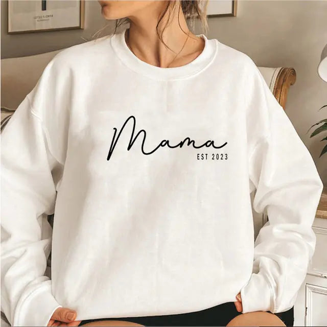 Long Sleeve Mama Est Sweatshirt