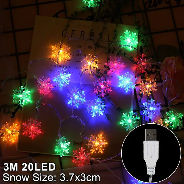 Snowflakes LED Christmas Lights