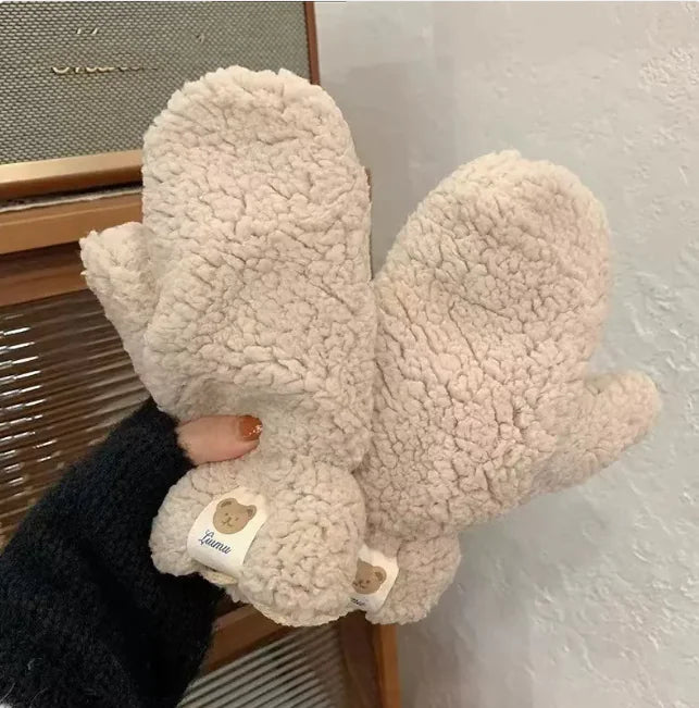 Women's Winter Lambskin Mittens