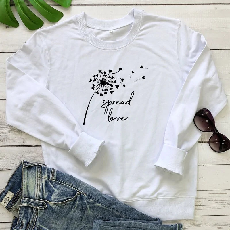 Spread Love Aesthetic Sweatshirt