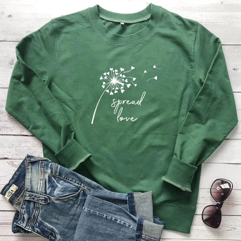 Spread Love Aesthetic Sweatshirt