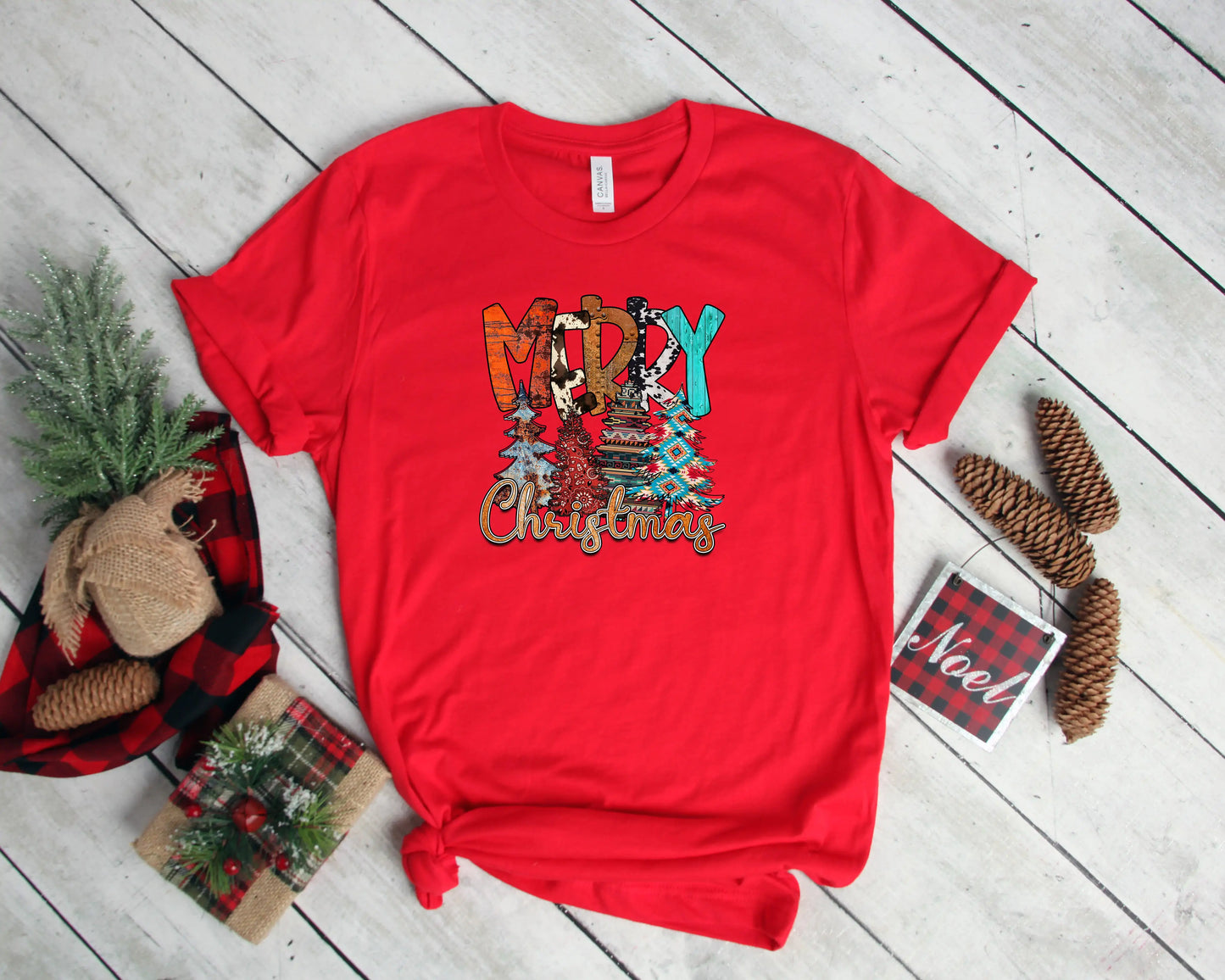 Western Merry Christmas Shirt, Christmas Shirts