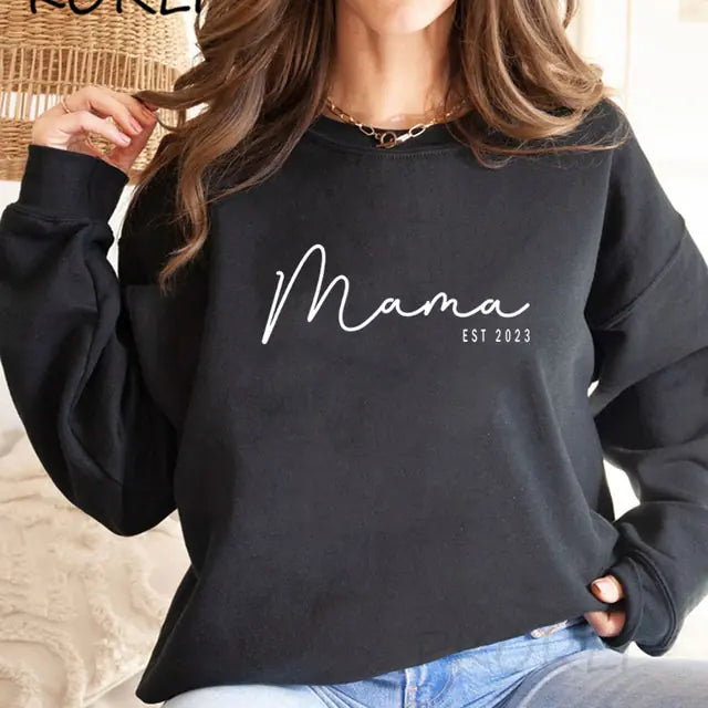 Long Sleeve Mama Est Sweatshirt