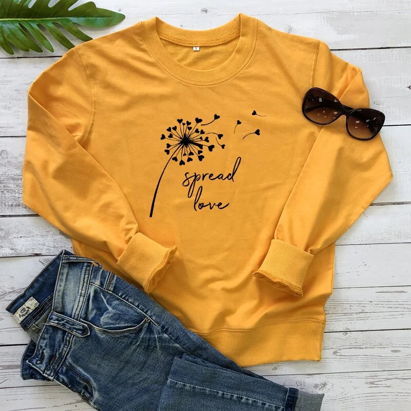 Spread Love Aesthetic Sweatshirt