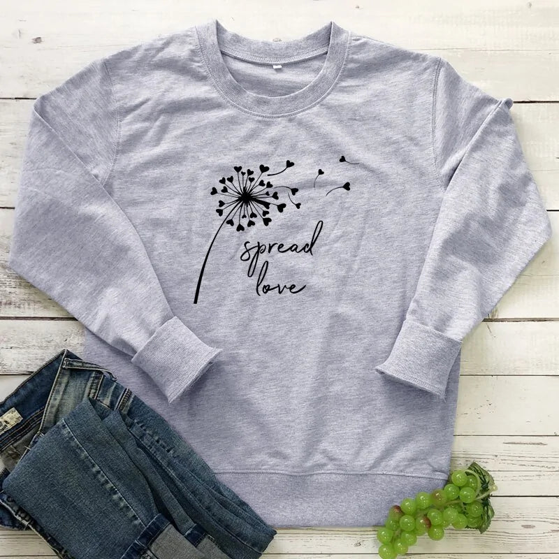 Spread Love Aesthetic Sweatshirt