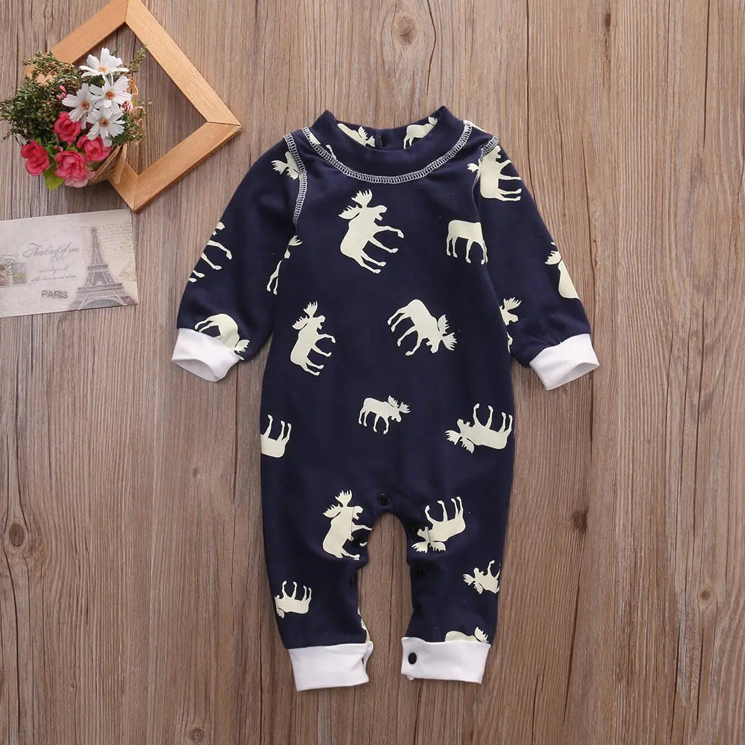 Moose Winter Onesie Cute Casual