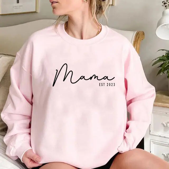 Long Sleeve Mama Est Sweatshirt