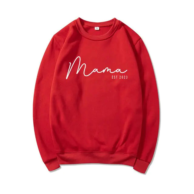 Long Sleeve Mama Est Sweatshirt