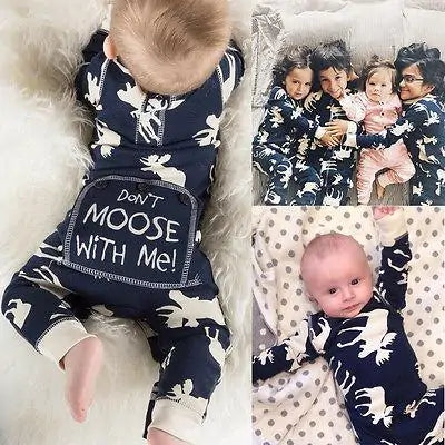 Moose Winter Onesie Cute Casual