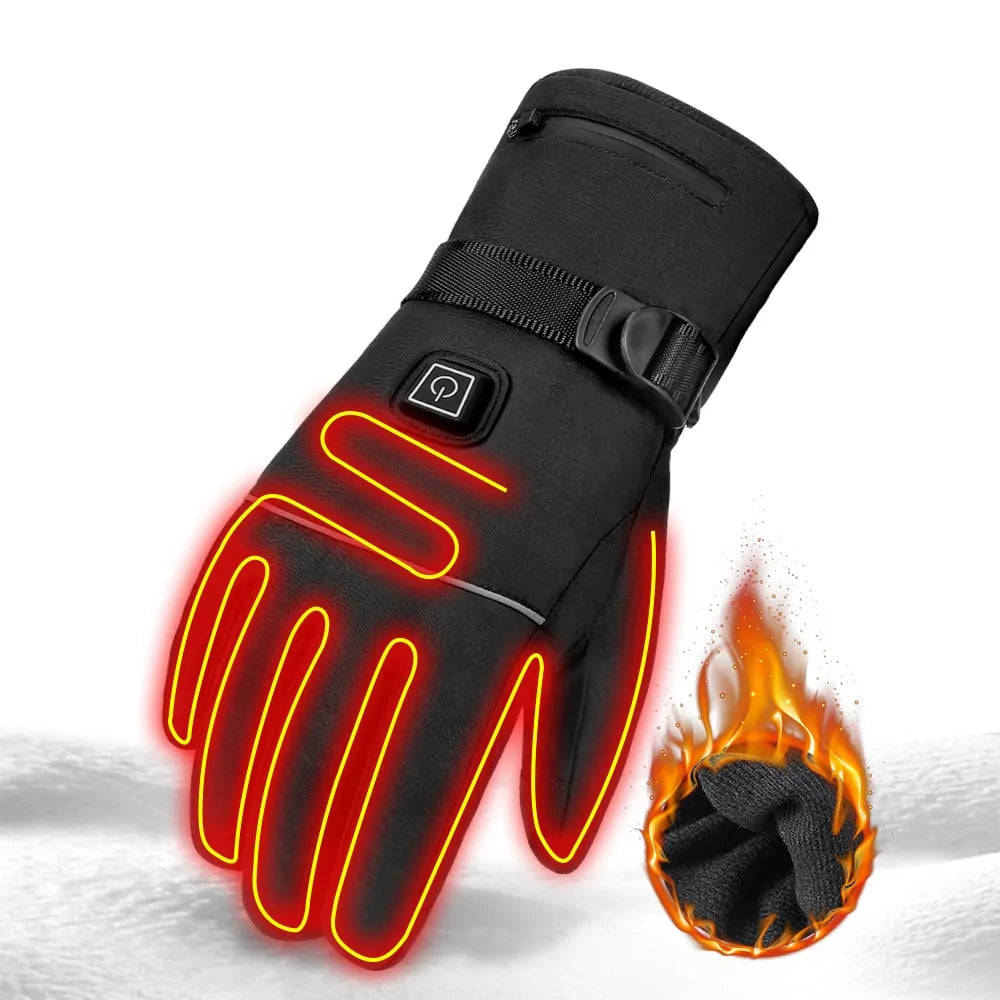 Heated Waterproof Motorcycle Gloves