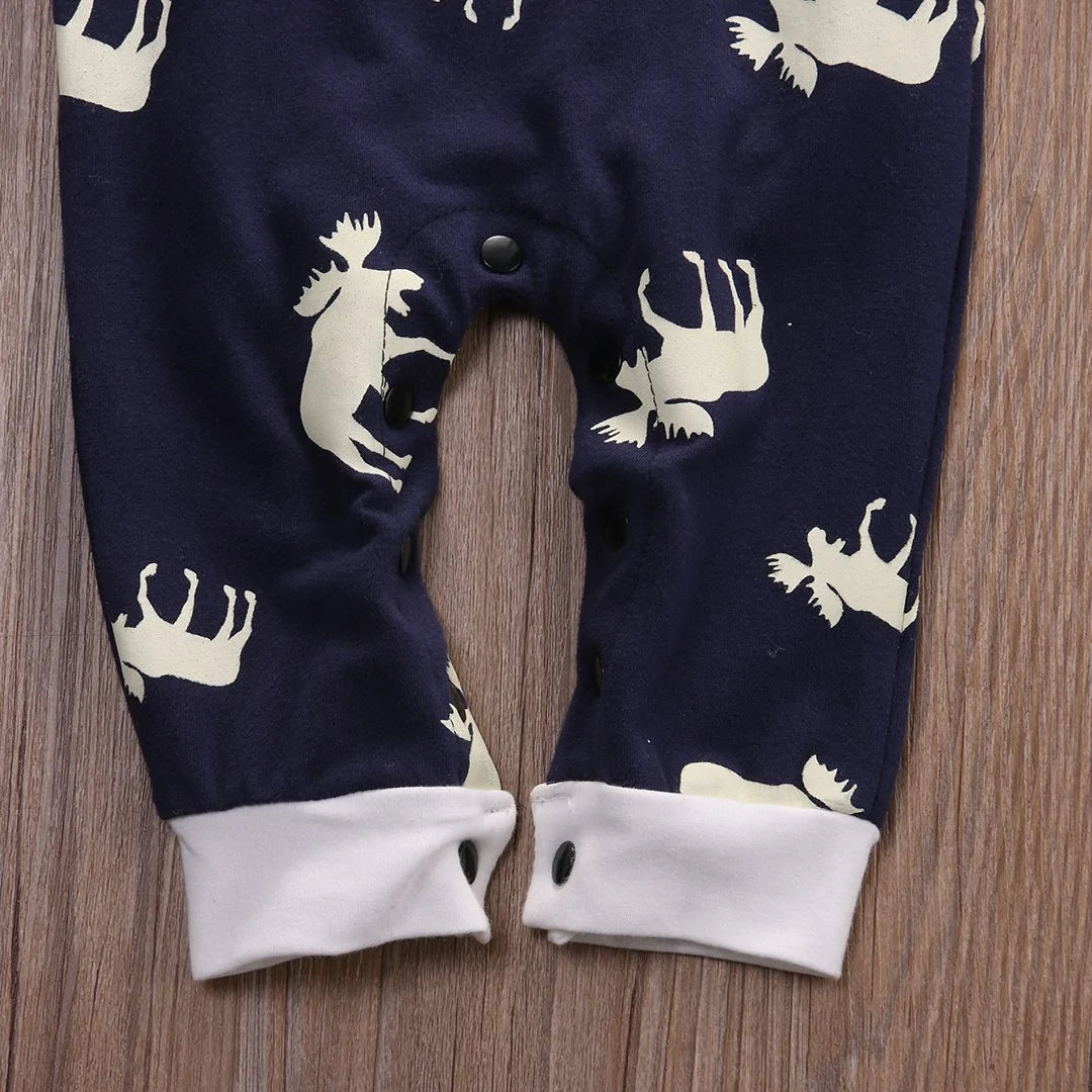 Moose Winter Onesie Cute Casual