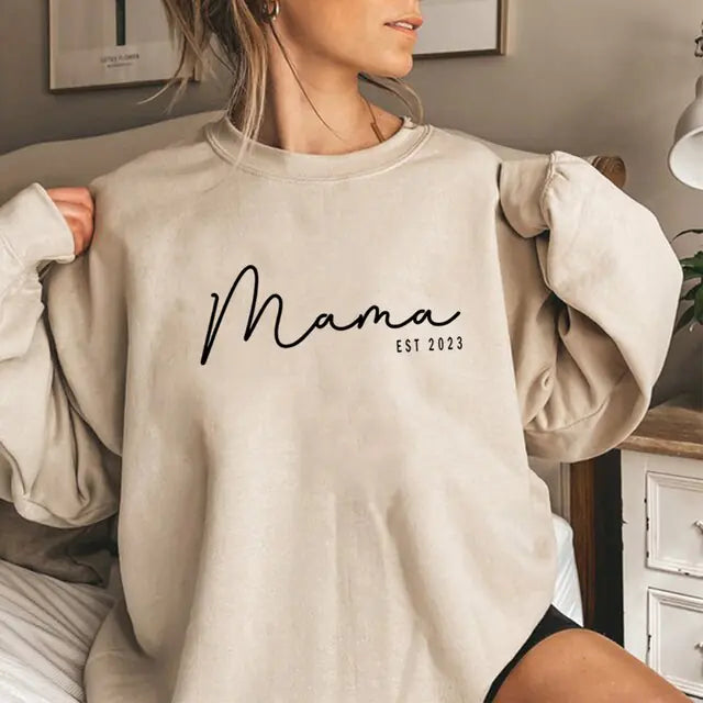 Long Sleeve Mama Est Sweatshirt