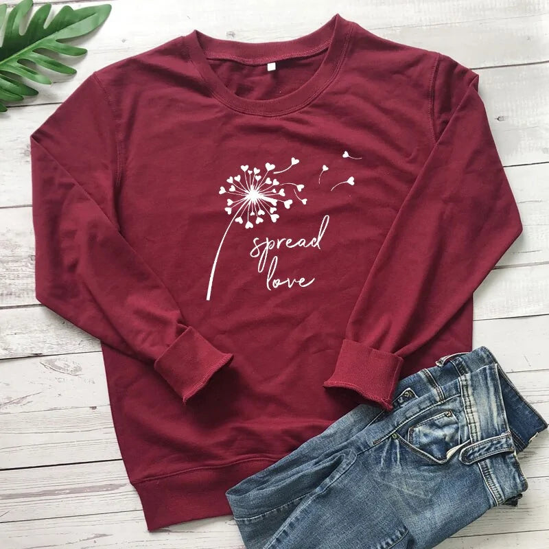 Spread Love Aesthetic Sweatshirt