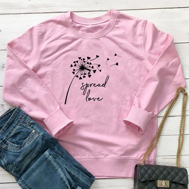 Spread Love Aesthetic Sweatshirt